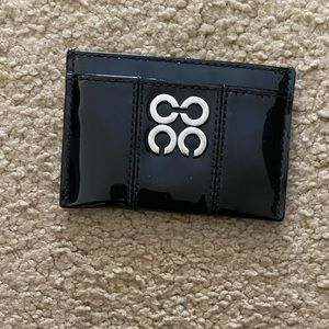Coach black card holder